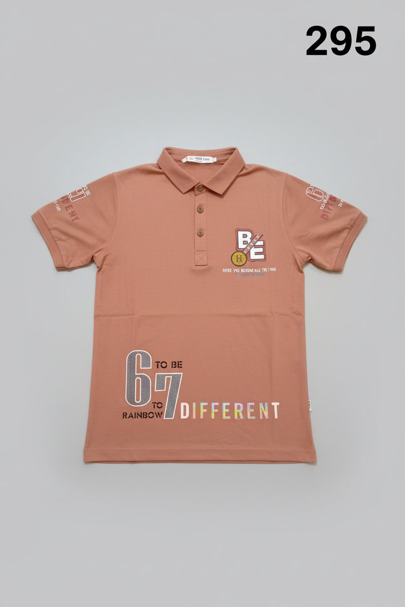 Boys Printed Polo T-Shirt 295
