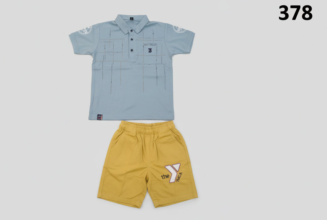 Boys Premium Polo T-Shirt & Soft Cotton Pant Set...378..