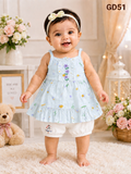 Blooming Breeze Baby Girls Floral Tunic & Bloomer Set-GD51