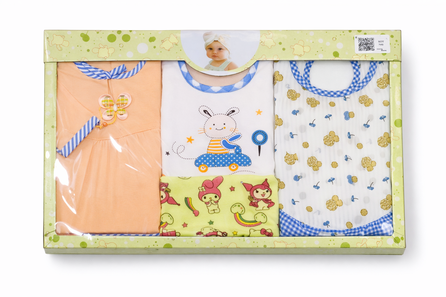 Newborn Baby Cotton Dress Gift Set 6Pcs