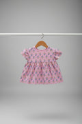 Girls Bird & Floral Printed Dress 3341