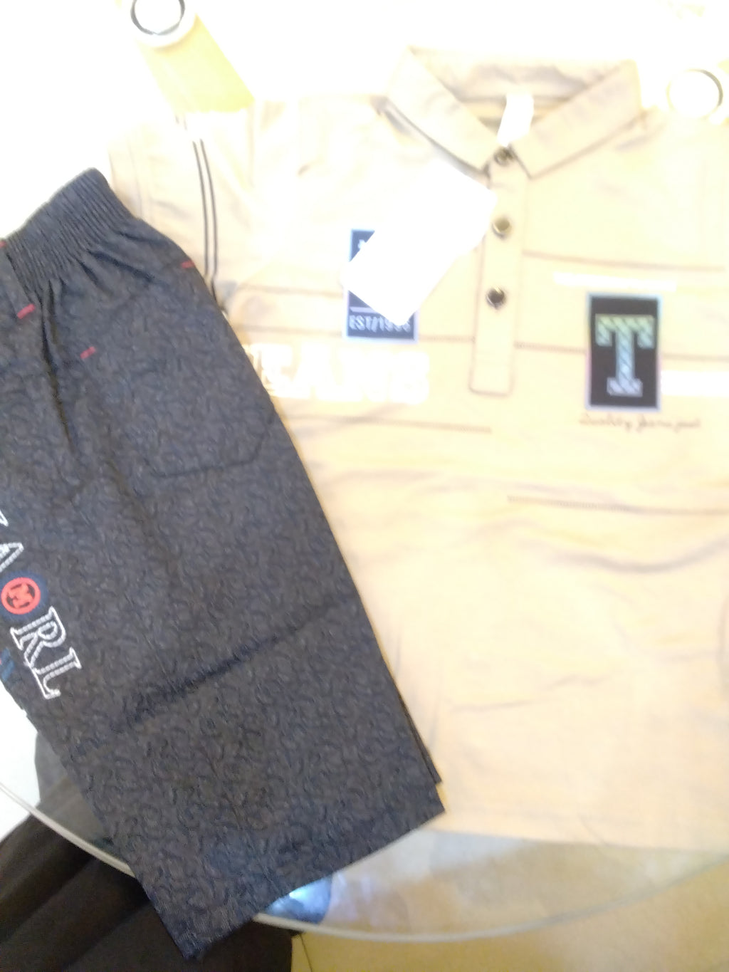 Boys Premium Polo T-Shirt & Shorts Set – Casual Summer Wear.307.