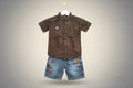 Boys Premium Floral Collar Shirt & Denim Pant Set 379