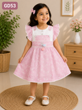 Little Petal Lace Flutter Girls Dress-GD53