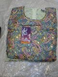 Girls Premium Paisley Embroidered Ethnic Kurti  Kameez -C115