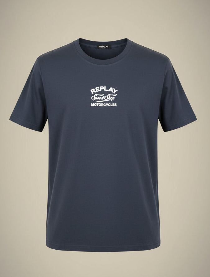 Gatsby REPLA.Y Mens new T-Shirt Navy 962