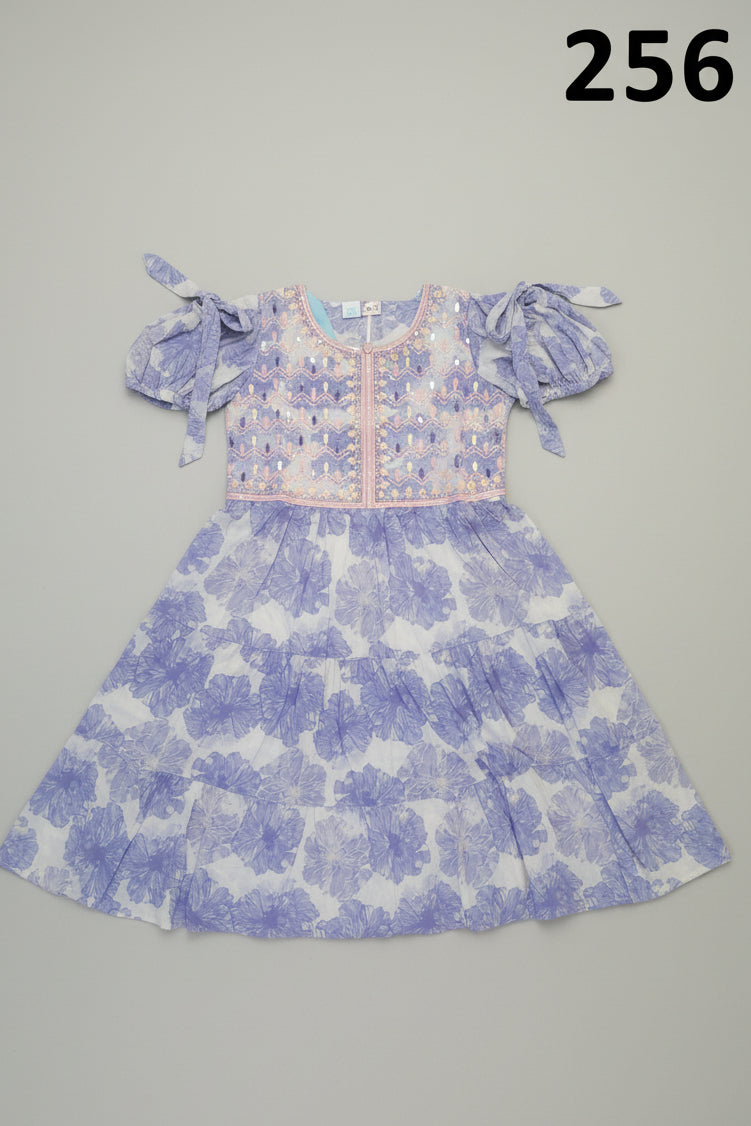 Baby Girls Floral Printed  Dress 256