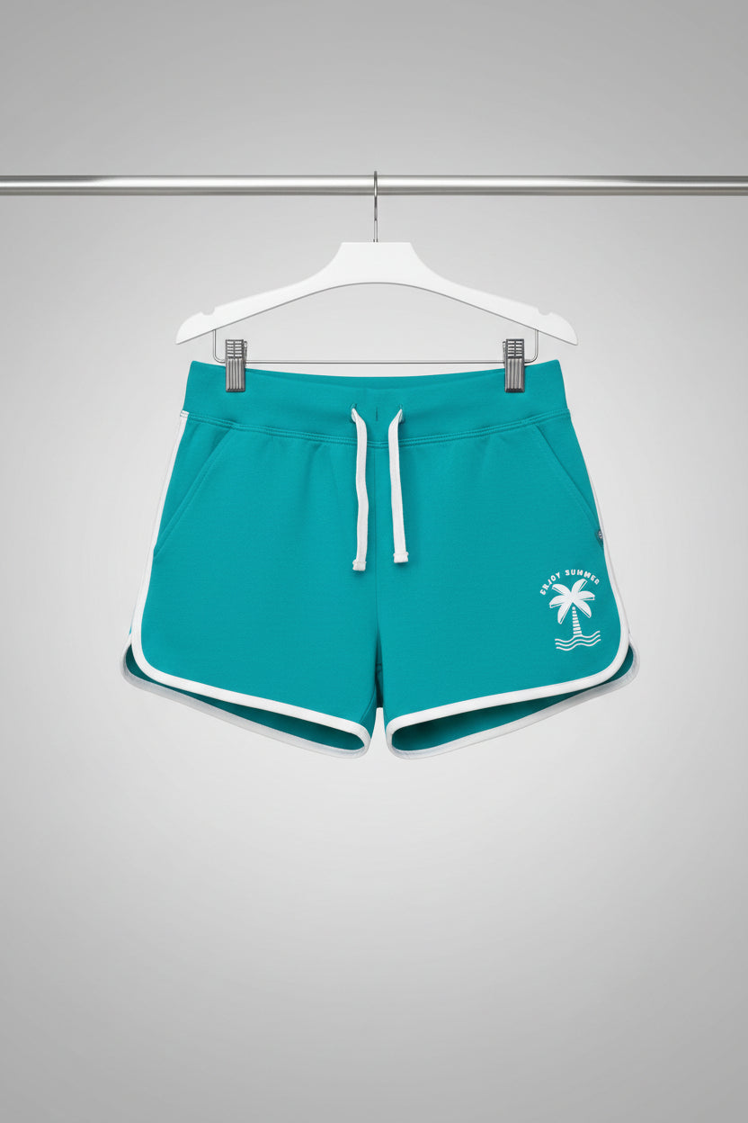 Girls Rainbow Print Cotton Shorts 1630