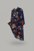 Girls Floral Ruffle Sleeve Party Dress 945