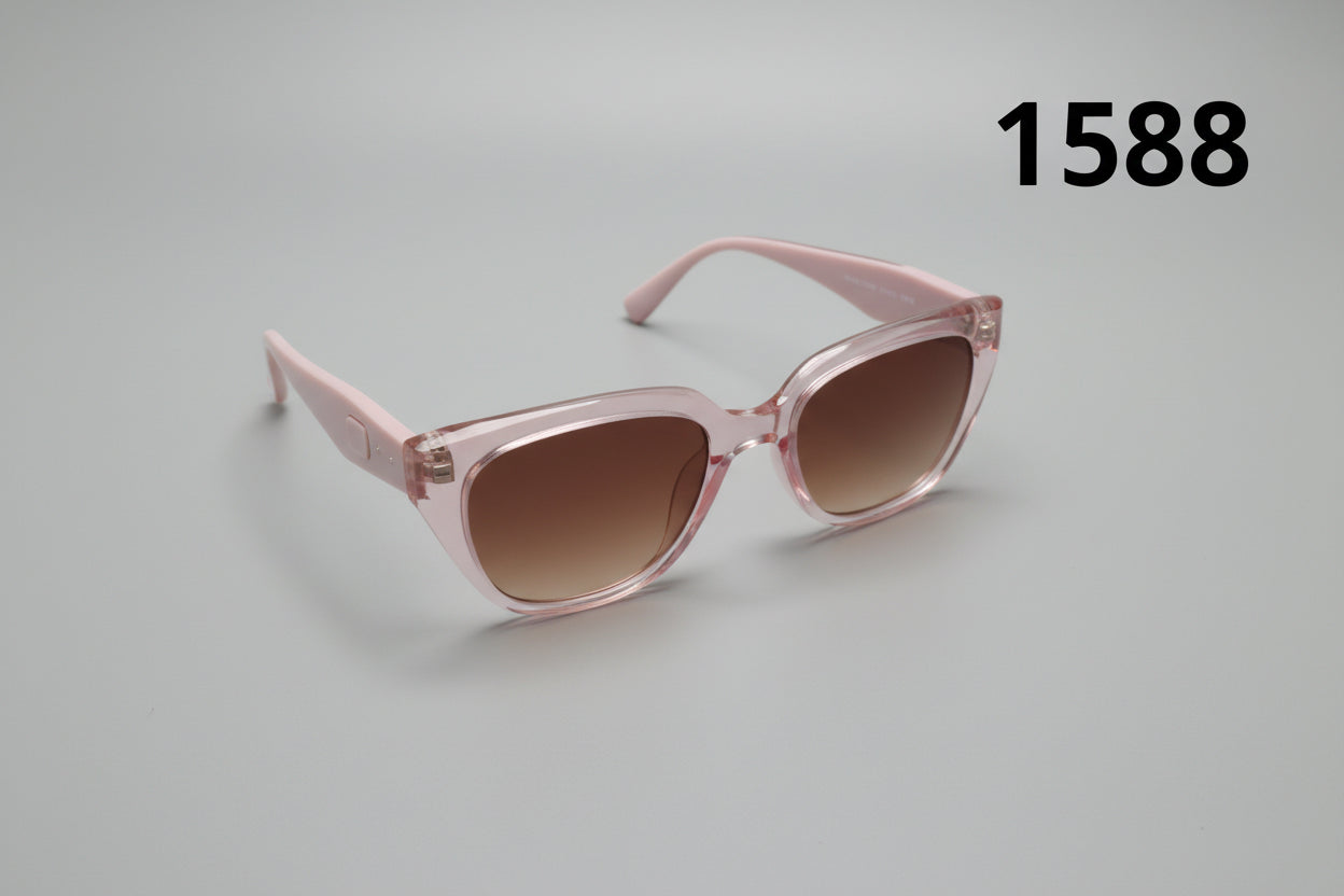 Classic Matte Square Frame Sunglasses 1588