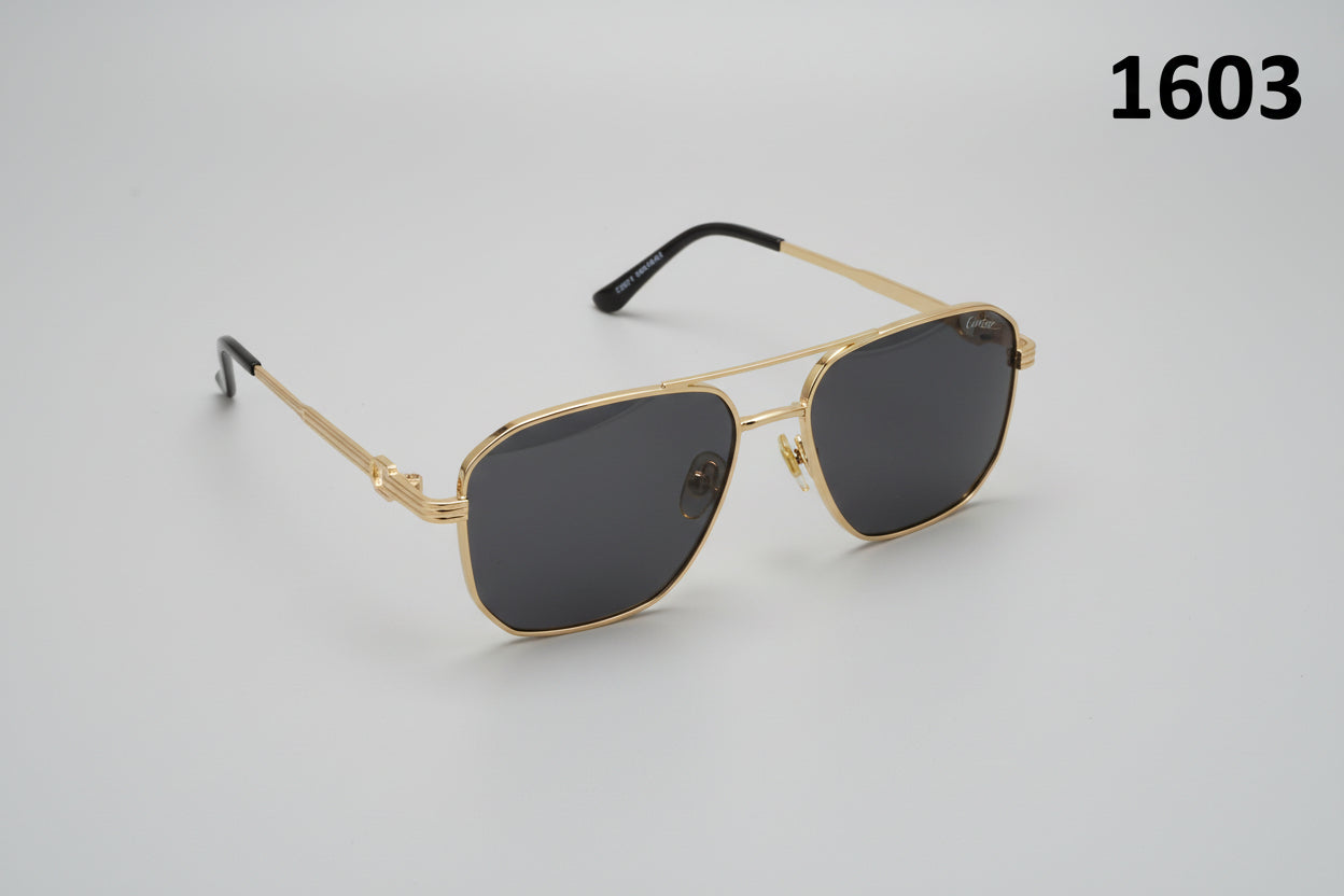 Classic Matte Square Frame Sunglasses 1603