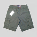 Boys Slim Fit Cargo Shorts Derk Green