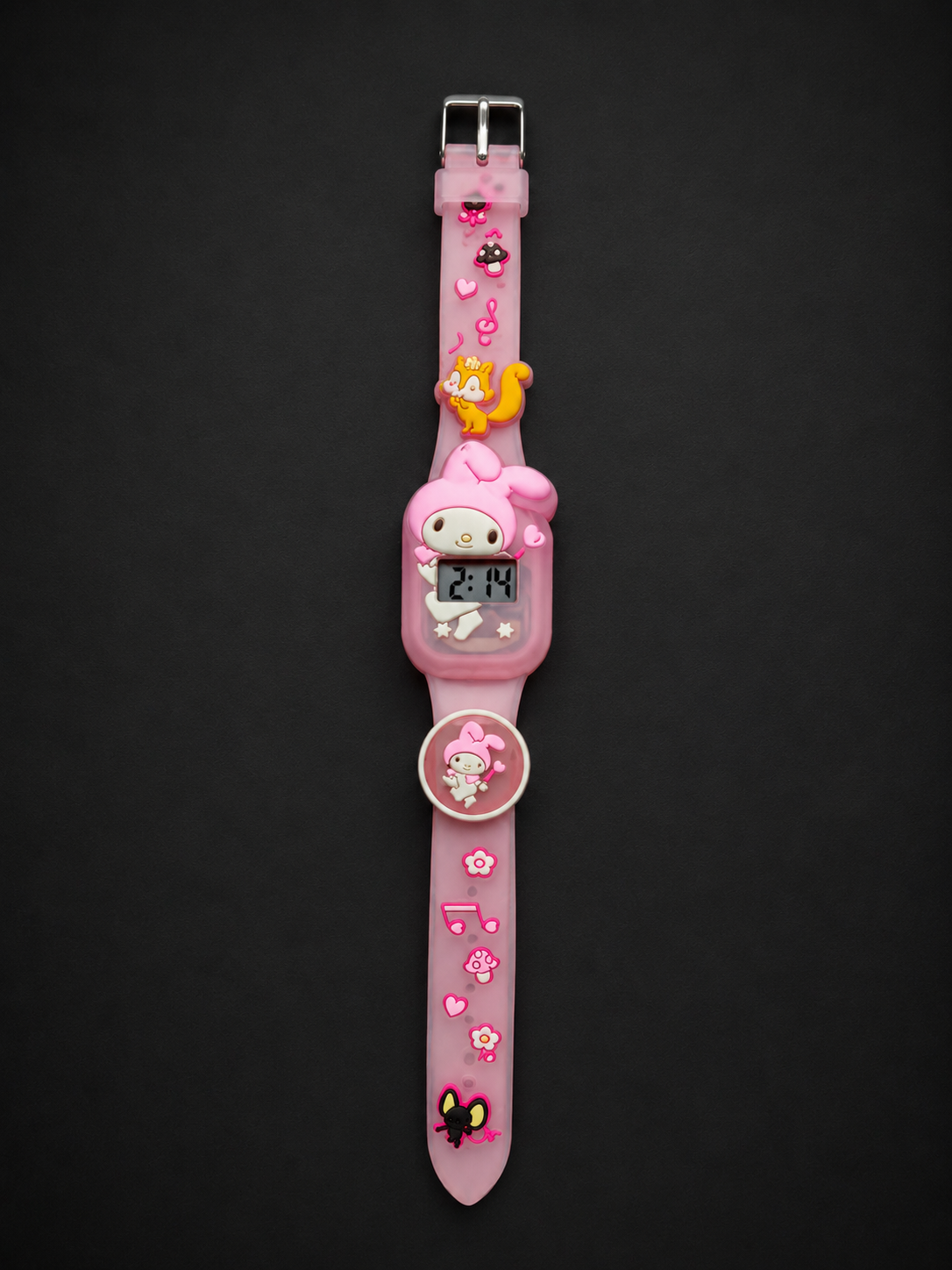 KW 37 Kids Cartoon Silicone Strap Watch