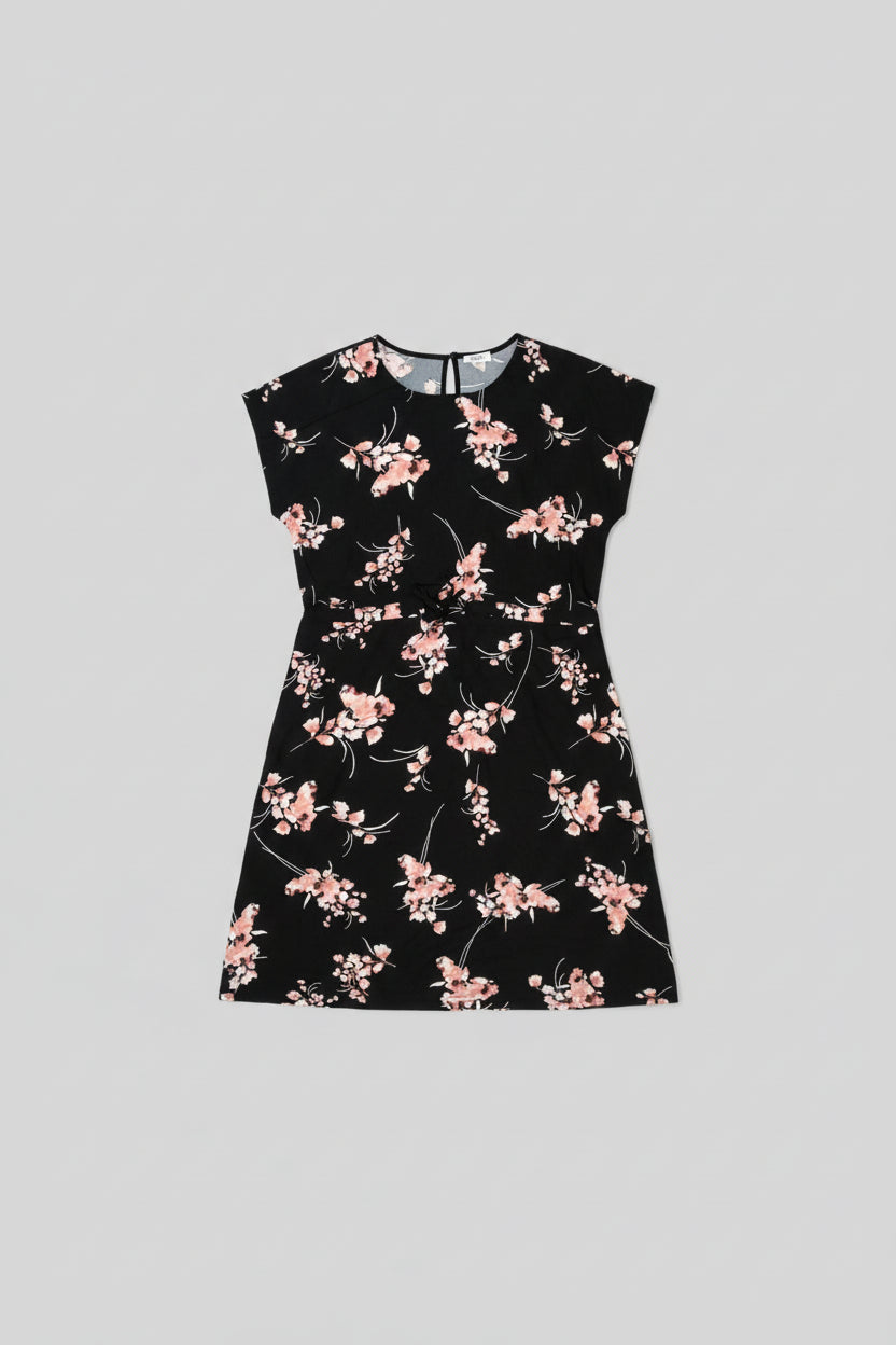 Girls Floral Ruffle Sleeve Party Dress 962
