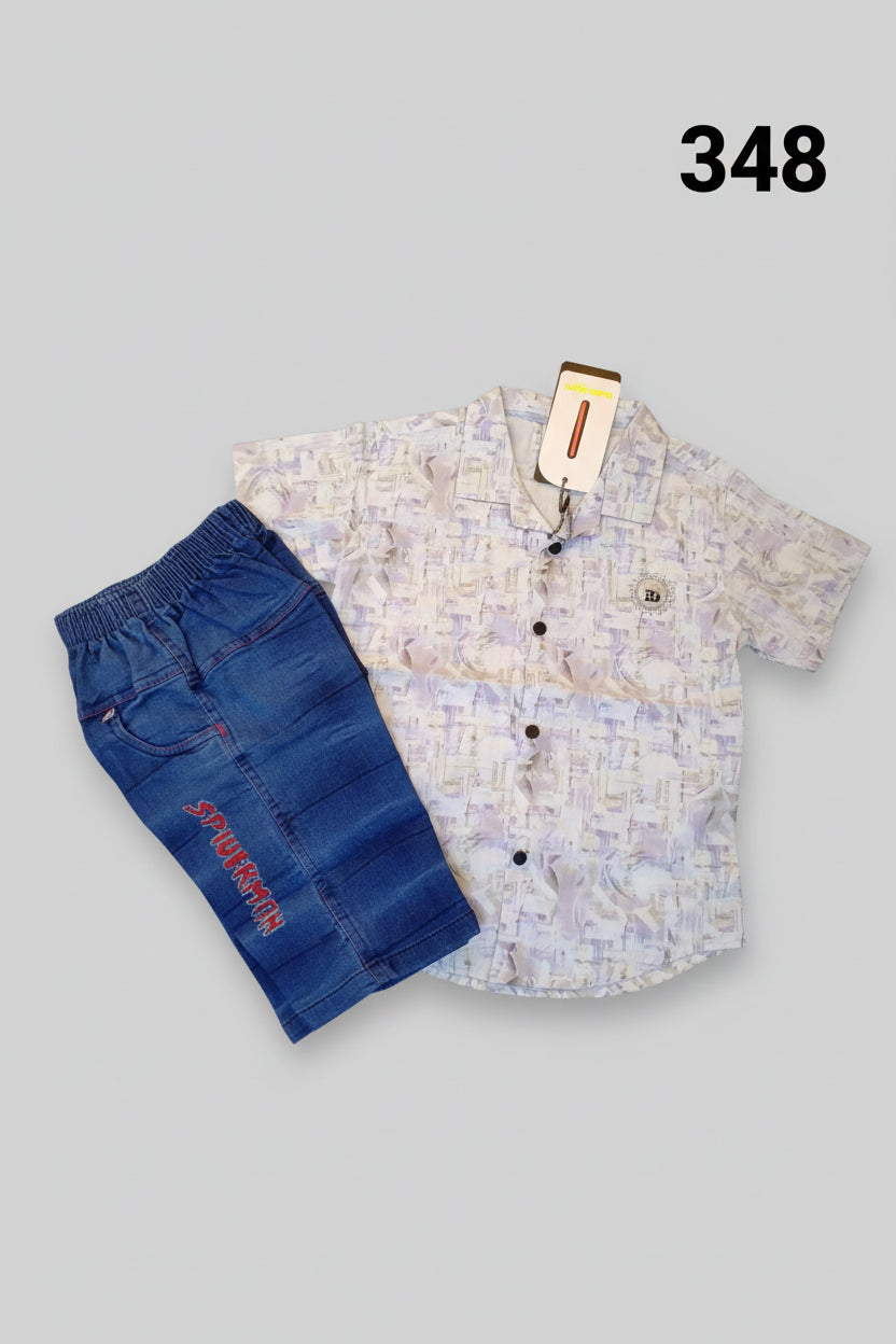Kids Clothing > Boys Sets > Shirt & Short Set.348