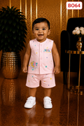 Little Explorer Baby Boys Sleeveless Top & Shorts Set- BO64