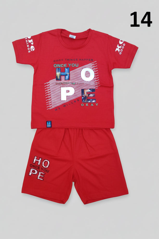 Boys Summer Outfit Set / Boys T-Shirt & Shorts Set...14..
