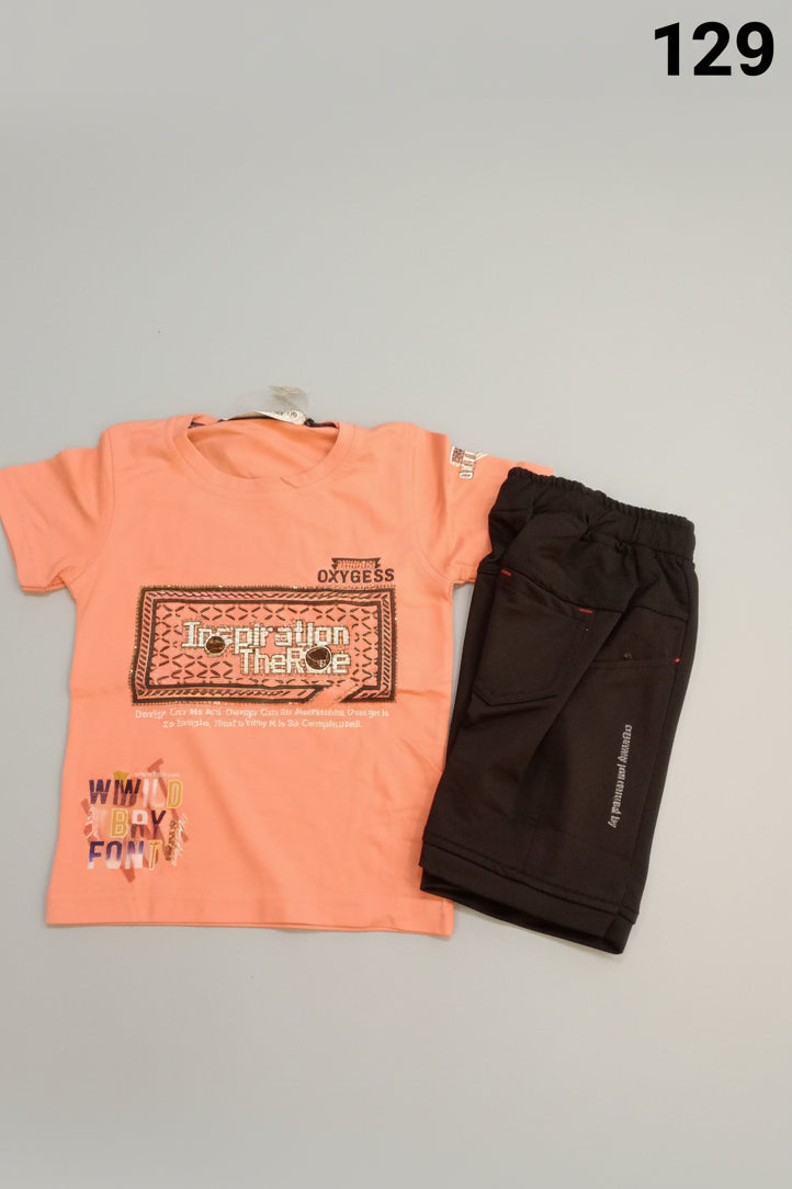 Boys Premium T-Shirt & Cargo Pant Set 362