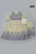 Girls Premium Embroidered Salwar Kameez Set — C110