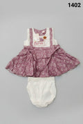 Baby Girl Floral Peplum Top & Bloomer Set 1402