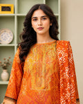 Luxury Digital Printed Lawn Three Piece Set-C254