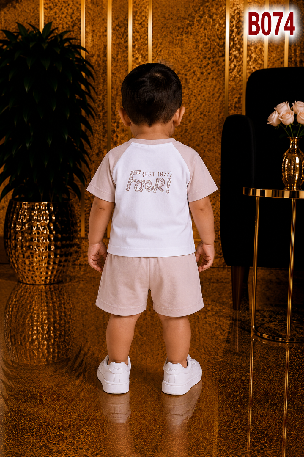 Boys’ Premium T-Shirt & Shorts Set-BO74