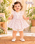 Premium  Floral Baby Girl Dress Set-GD46