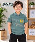 Premium Boys Culture Graphic Polo T-Shirt -BO167