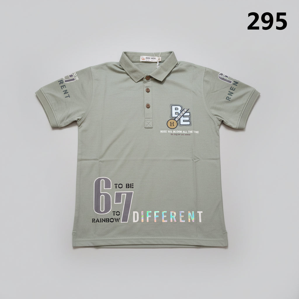 Boys Printed Polo T-Shirt 295