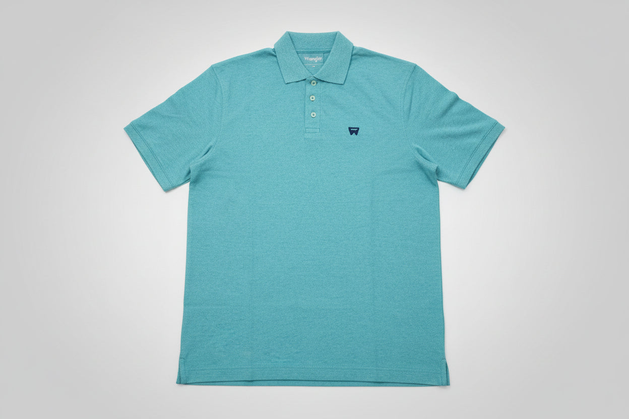 GATSBY Mans Polo T-shirt _Wrangler 1902 Teal