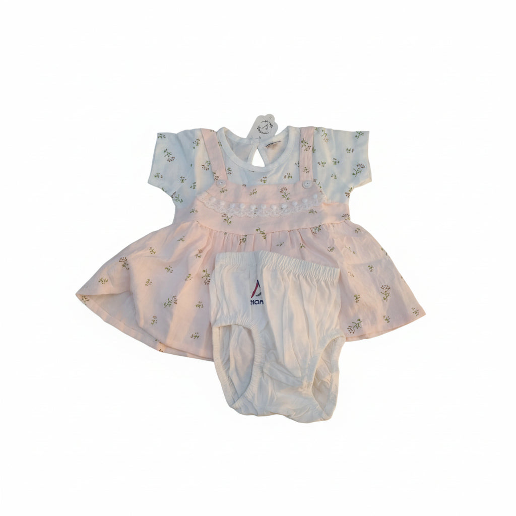 Baby Girls Elegant Embroidered Dress 248