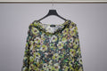 Girls Floral Ruffle Sleeve Party Dress 980