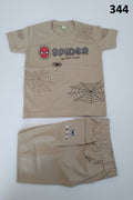 Boys “Spider – No Way Home” Graphic T-Shirt & Shorts Set 344