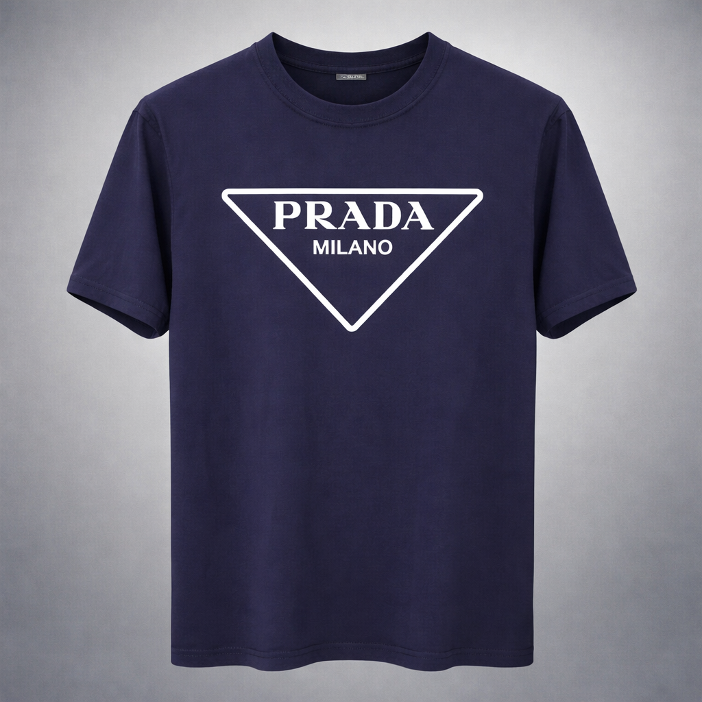 Premium Printed Tshirt Navy