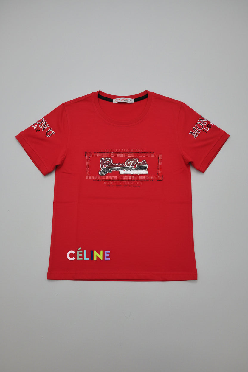 Kids Premium Printed Round Neck T-Shirt.299