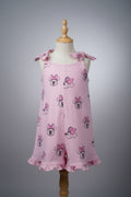 Girls Bird & Floral Printed Dress 3337