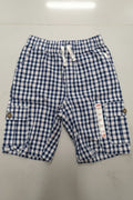 GATSBY Boys Short Pant_Baby Hug TM_Navy Blue & White Check 5011