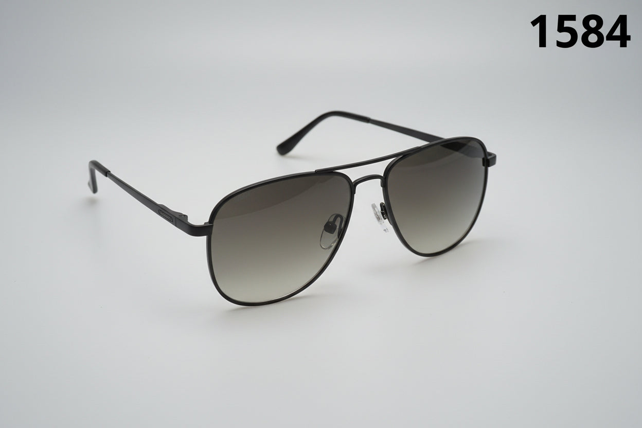 Classic Matte Square Frame Sunglasses 1584