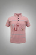 Boys “Break Rules” Premium Stripe Polo T-Shirt..299..