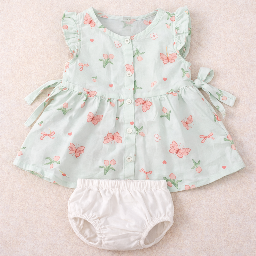 Baby Girls Floral Butterfly Dress 263