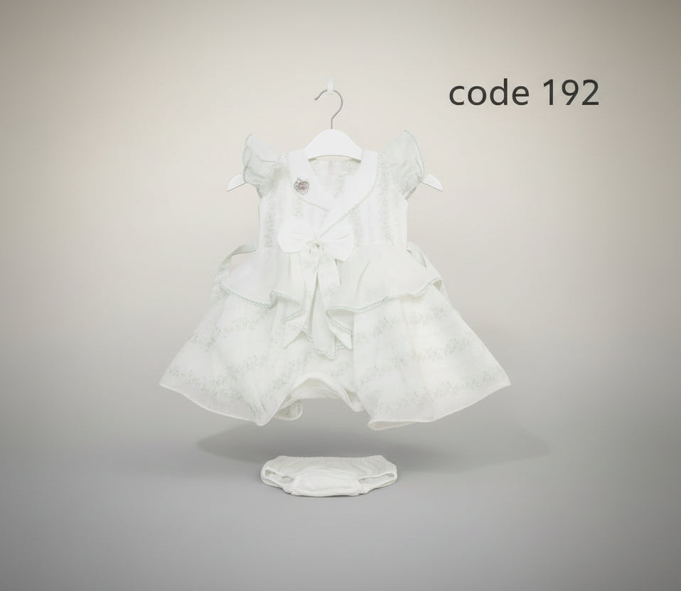 Girls Floral Dress with Bow & Inner Brief 192