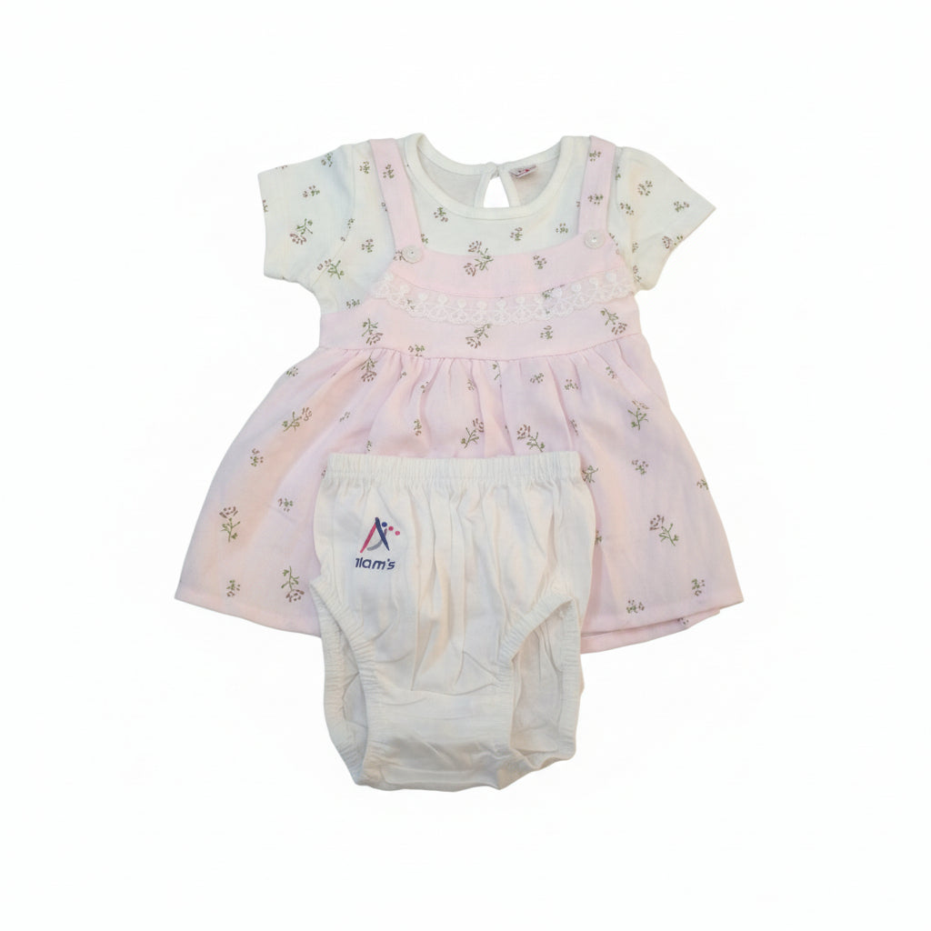 Baby Girls Elegant Embroidered Dress 248