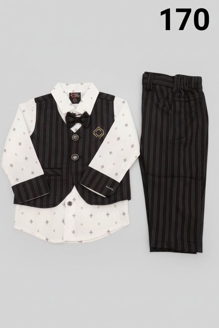 Boys Premium 4-Piece Formal Suit Set with Pant 470