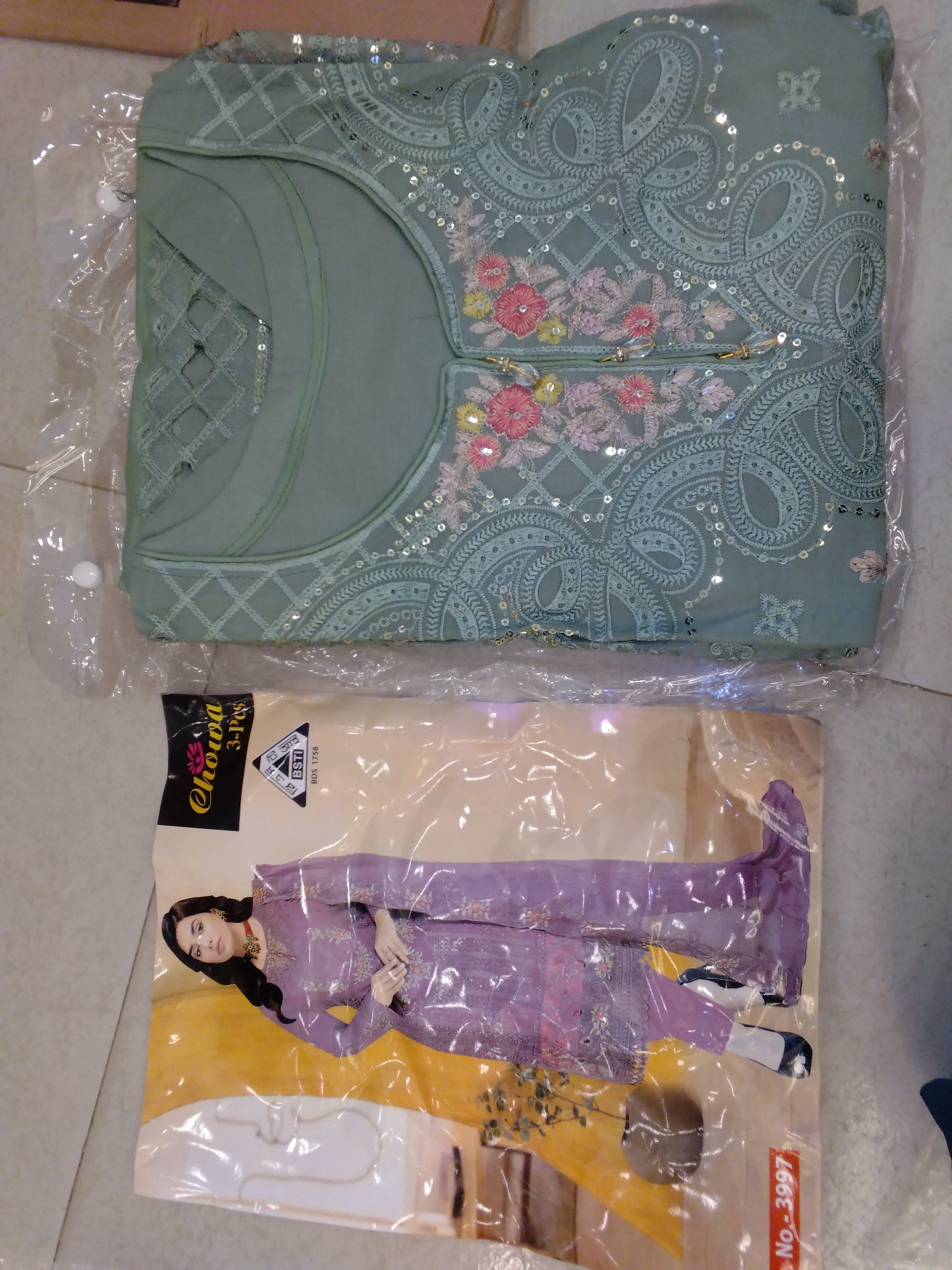 Premium Embroidered 3-Piece Salwar Kameez Set (Women) 3997