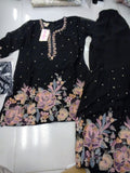 Girls Embroidered Kurta & Palazzo Set 044