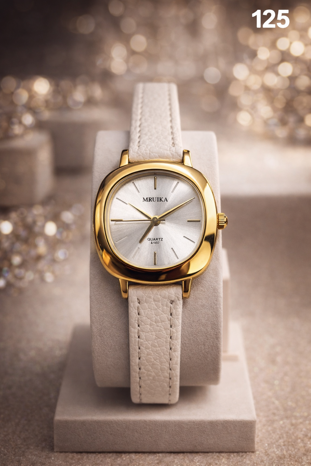 LW 125 MRUIKA Elegant Gold Case Watch