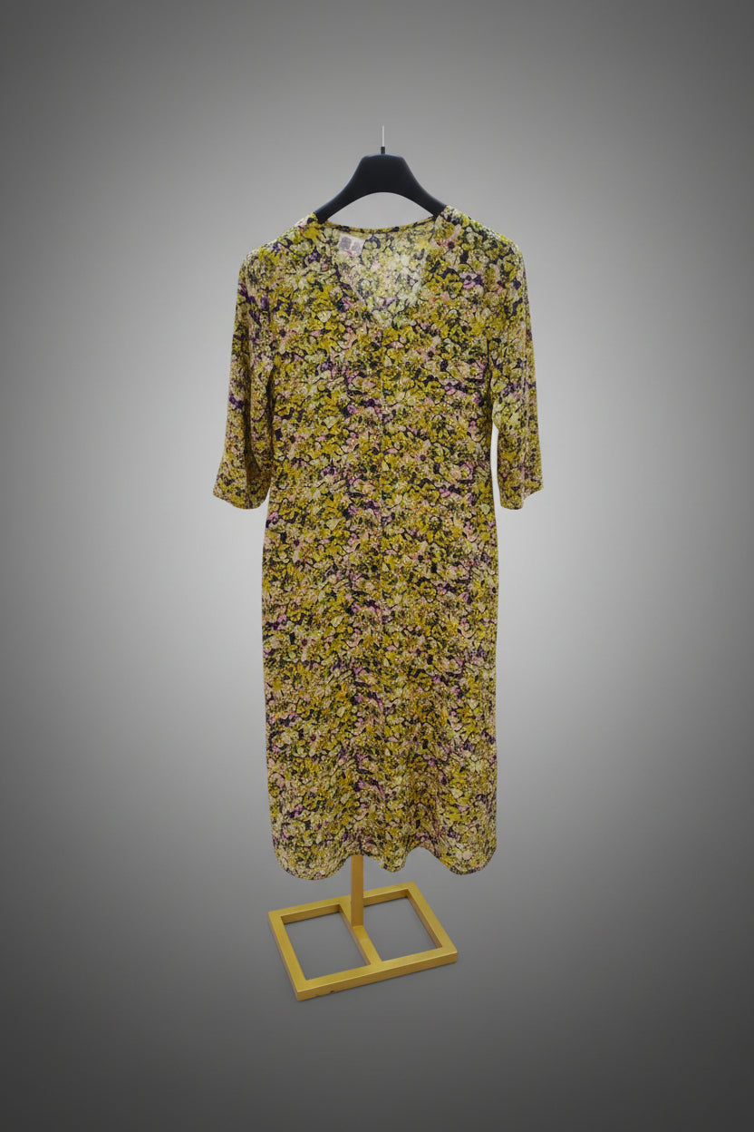 Girls Floral Ruffle Sleeve Party Dress 965