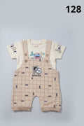 Baby Boys “Spark 96” Dungaree Romper Set (T-Shirt + Overall) 128