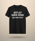 Gatsby REPLA.Y Mens new T-Shirt Black 967