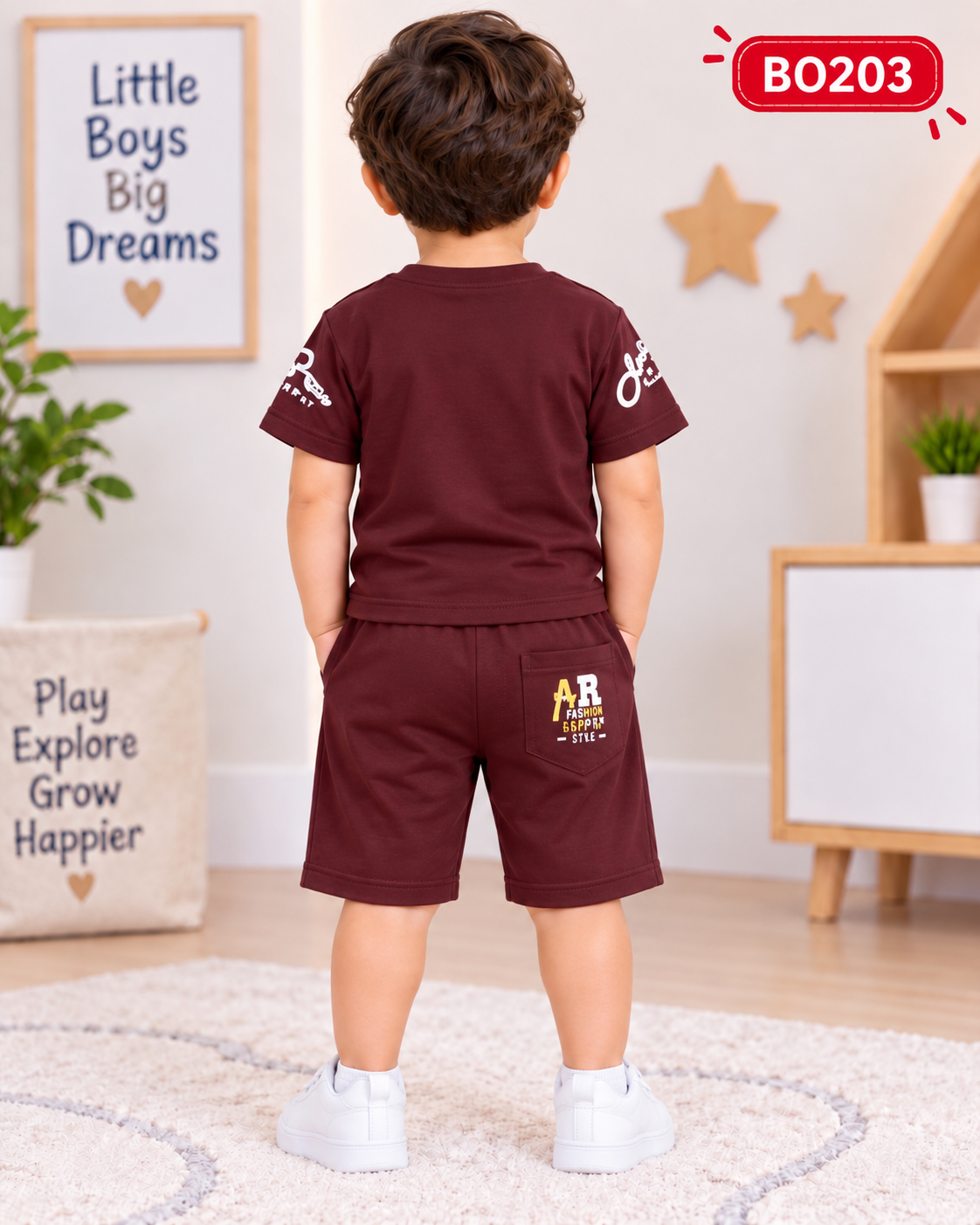 Premium Boys T-Shirt & Shorts Set-BO203